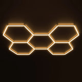 Luces hexagonales - Sistema LED de 5 rejillas