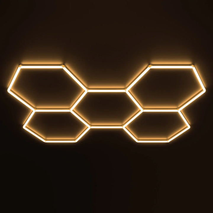 Luces hexagonales - Sistema LED de 5 rejillas