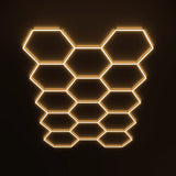 Luces hexagonales - Sistema LED de 14 rejillas
