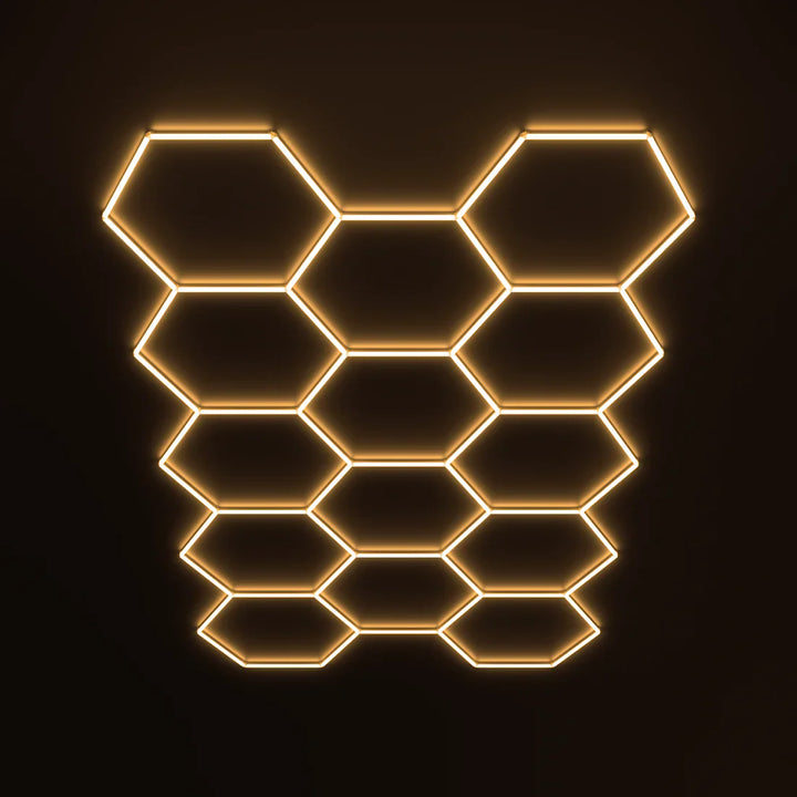 Luces hexagonales - Sistema LED de 14 rejillas