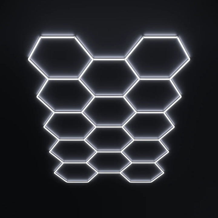 Luces hexagonales - Sistema LED de 14 rejillas