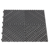 Piso Modular Perforado x Metro Cuadrado Color Gris oscuro