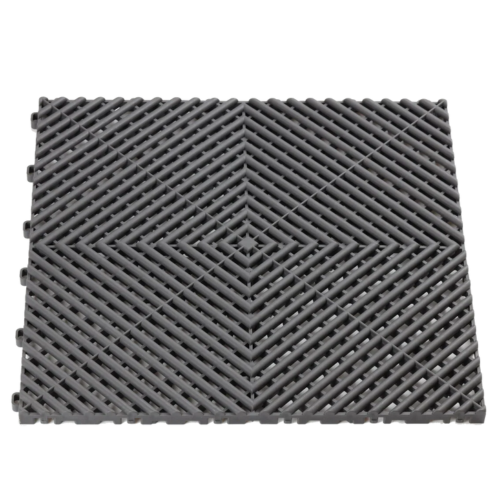 Piso Modular Perforado x Metro Cuadrado Color Gris oscuro