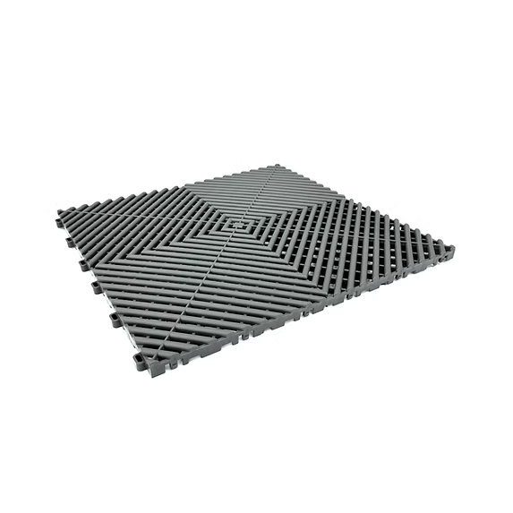 Piso Modular Perforado x Metro Cuadrado Color Gris oscuro