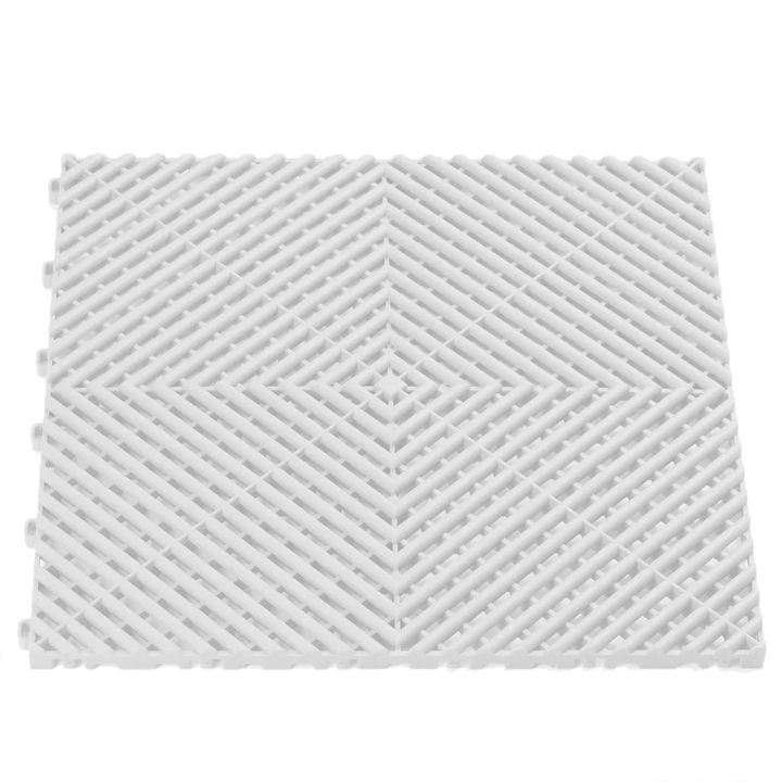 Piso Modular Perforado x Metro Cuadrado Color Blanco