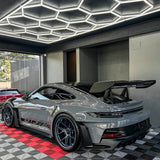 Kit de 15 hexágonos con borde 4.84 Metros de largo x 2.43 Metros de ancho