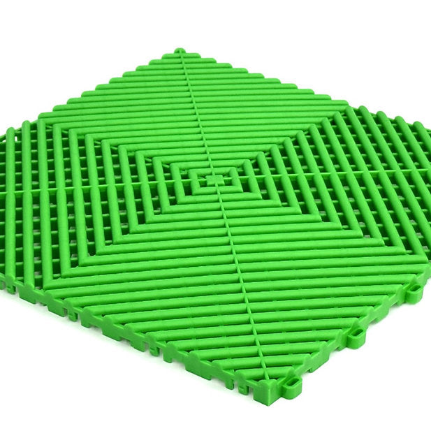 Piso Modular Perforado x Metro Cuadrado Color Verde