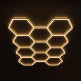 Luces hexagonales - Sistema LED de 14 rejillas
