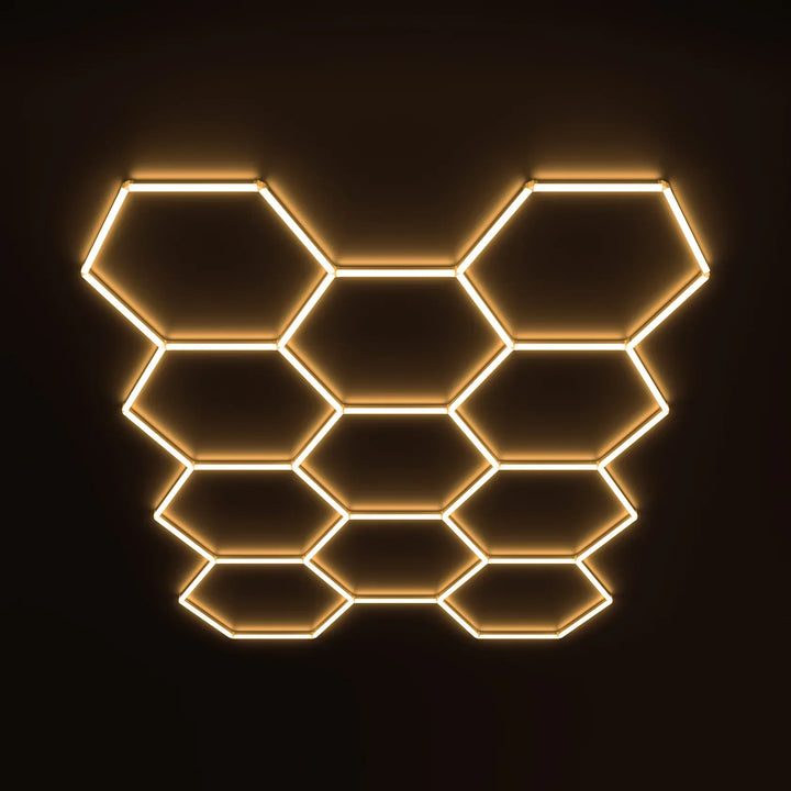 Luces hexagonales - Sistema LED de 14 rejillas