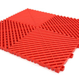 Piso Modular Perforado x Metro Cuadrado Color Rojo