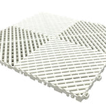 Piso Modular Perforado x Metro Cuadrado Color Blanco