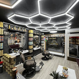 Kit de 11 Hexágonos en tubos led de 44Cm Tamaño armado (3.27 metros de largo x 2.23 Metro de ancho)