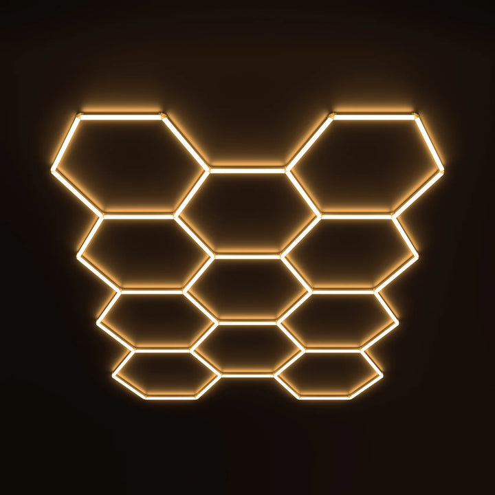 Luces hexagonales - Sistema LED de 14 rejillas