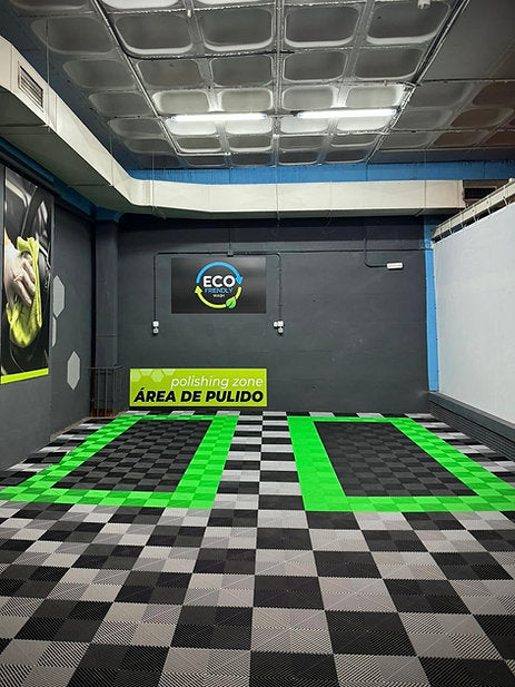 Piso Modular Perforado x Metro Cuadrado Color Verde