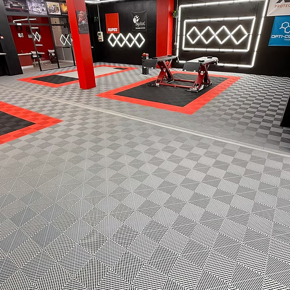 Piso Modular Perforado x Metro Cuadrado Color Gris claro