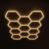 Luces hexagonales - Sistema LED de 11 cuadrículas