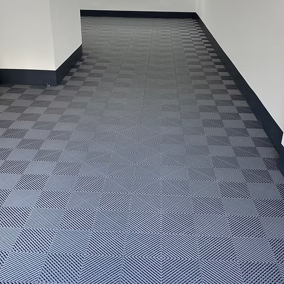 Piso Modular Perforado x Metro Cuadrado Color Gris oscuro