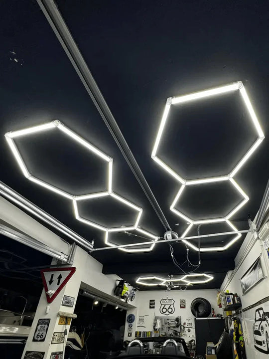 Luces hexagonales - Sistema LED de 3 rejillas