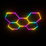 Kit RGB 5 Hexágonos 44cm