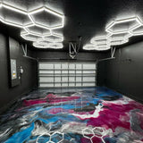 Luces hexagonales - Sistema LED de 8 rejillas largas