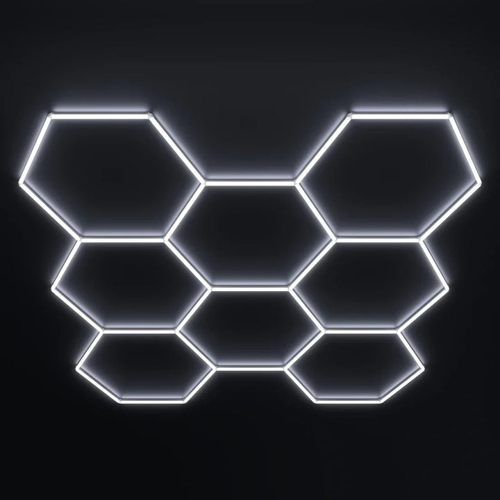Luces hexagonales - Sistema LED de 8 cuadrículas