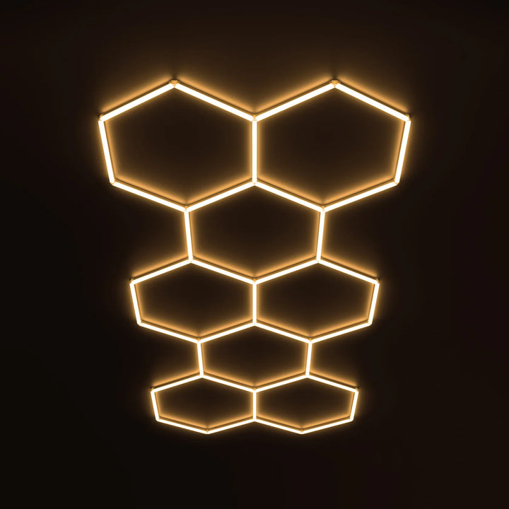 Luces hexagonales - Sistema LED de 8 rejillas largas