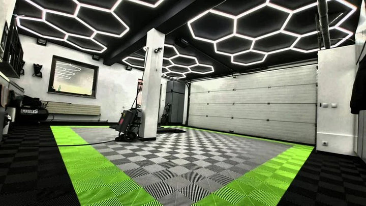 Luces hexagonales - Sistema LED de 8 cuadrículas