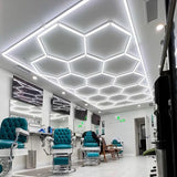 Kit de 15 hexágonos con borde 4.84 Metros de largo x 2.43 Metros de ancho