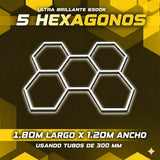 Luces hexagonales - Sistema LED de 5 rejillas