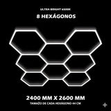 Luces hexagonales - Sistema LED de 8 cuadrículas